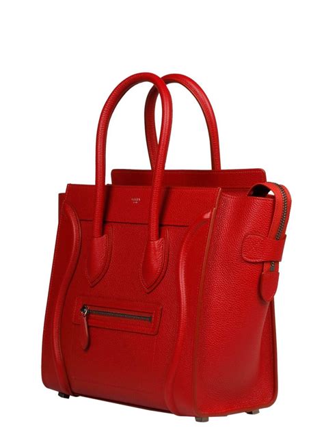 celine handbag red|Celine handbags clearance.